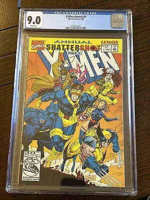 Marvel X-men #1 Annual Shattershot Cgc 9.0 1992 Great Cover Art! Fresh Slab • $54.99