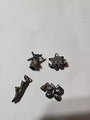 Vintage Sterling Silver Charms Lot Of 4 • $19.99