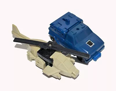 1987 G1 Transformers Assault Team Battletrap Helicopter & Jeep • $12