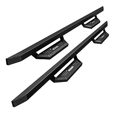 6  Side Step Nerf Bar BLK Running Boards For 2015-2024 Ford F-150 Super Crew Cab • $167.99