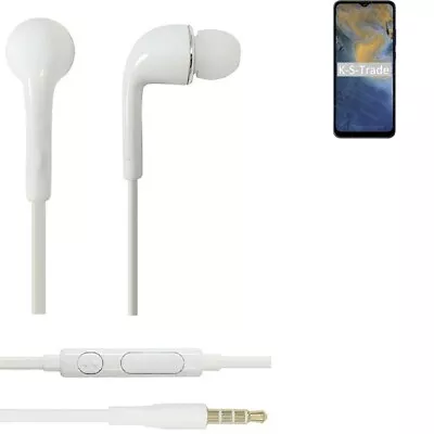 Headphones For ZTE Blade A51 Headset In Ear Plug White • £18.09