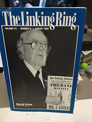 David Price Linking Ring Issue For Sale August 1994 • $3.99