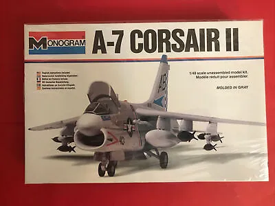 Vintage 1979 Monogram 5418 1;48 A-7 Corsair II Factory Sealed • $26