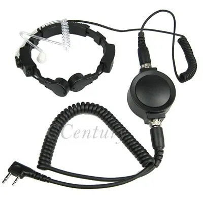 Military Tactical Throat Mic Headset For Baofeng UV-5R UV-5RA UV-5RE Plus 888S  • $49.99