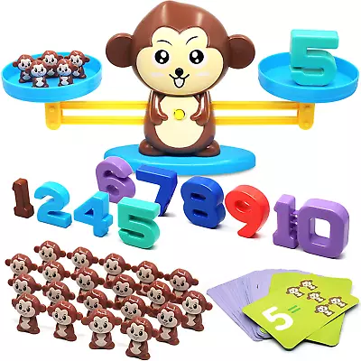Monkey Balance Cool Math Game Fun Educational For Girls Boys Learning Gift US • $13.99