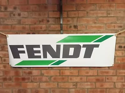 FENDT 1 TRACTORS PVC Heavy Duty WORK SHOP BANNER Garage Classic SHOW • £15