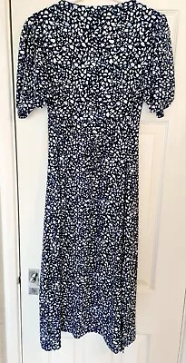 Stunning QED London Patterned Midi Dress Size 12 LOOK!!! • £4.99