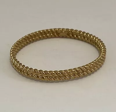 Vintage Givenchy Gold Bangle Bracelet Rare Chic 80’s Glam • $179.99