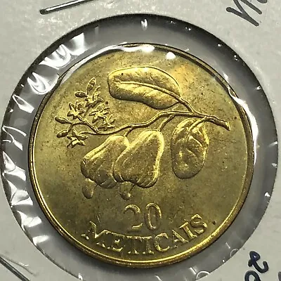 1994 Mozambique Uncirculated 20 Meticais Foreign Coin #1273 • $7.70