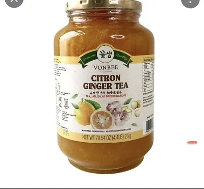£17.90 • Buy New Vonbee Citron Ginger Tea Jam Salad Dressing Health Drink Slimming 2kg X 1