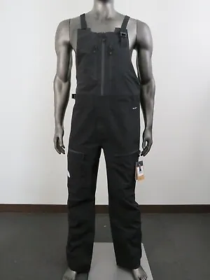 Mens The North Face Ceptor Dryvent Waterproof Shell Ski Bibs Pants - Black White • $199.95