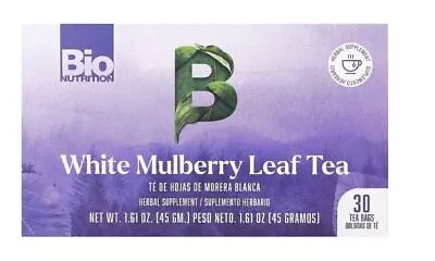 Bio Nutrition - White Mulberry Leaf Tea 30 Tea Bags • $10.99