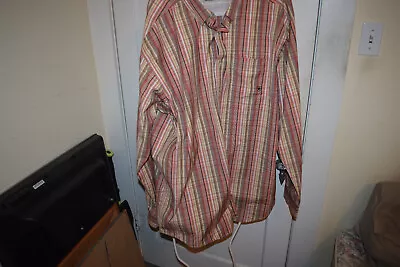 Ariat Pro Series Shirt Mens Size 2XL Button Up Plaid Long Sleeves Western • $25