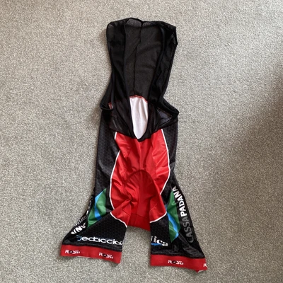 £14.99 • Buy Cycling Bib Shorts Vest Size L Mens Lycra Modern    H