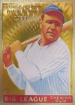 1933 Gowdy Reprint Babe Ruth Gold Lab Tested 24K 99.9% W/ COA VERY RARE🔥 • $199.99