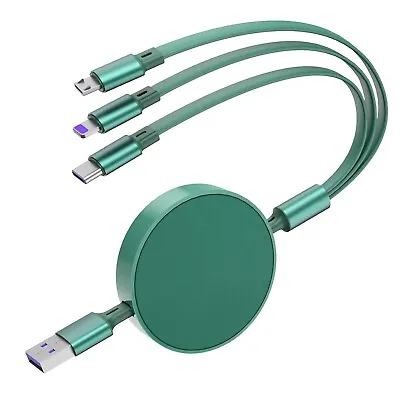 Multi Charger Cable Multi USB Charging Cable 3 In 1 Fast Charging Cord • £6.55