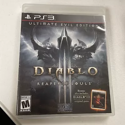 Diablo III: Reaper Of Souls - Ultimate Evil Edition (PlayStation 3 2014) • $13.90