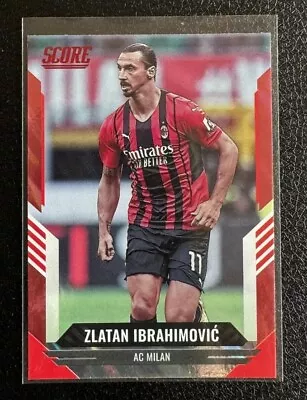 Panini 21-22 Score Soccer AC Milan Zlatan Ibrahimovic Red • $15