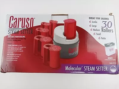 New Open Box Caruso Molecular Steam Setter 30 Rollers C97953 Hot Curlers • $35.99