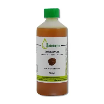 Linseed Oil - 100% Pure Cold Pressed Linseed Oil  -500ml • £7.99