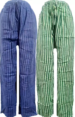 2pc Men Travel Hippie Pyjama Harem Pants Indian Gypsy Casual Lower Yoga Trousers • $50.43