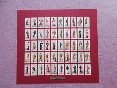 Cigarette Cards Mounted - Uniforms Of The Territorial Army • £19.95