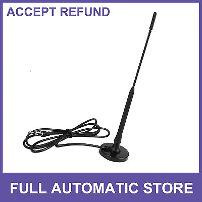 29.5cm 11.22  DC 12V Magnetic Base Roof FM AM Radio Car Signal Antenna Black • $13.65