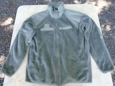 US Military Gen III Polartec Cold Weather Fleece Jacket Green GC • $23.99