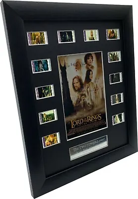 CAST Signed Lord Of The Rings The Two Towers Filmcell  (Lightbox Upgrade Option) • £39.95
