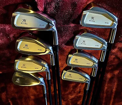 MIURA RH CB-302 CHROME IRON Set 4-PW KBS Graphite TGI 80 + Miura 50 Degree GW • $1400