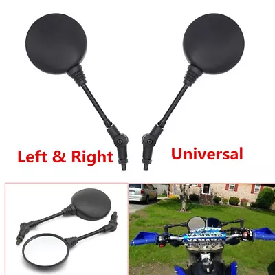 Universal Motorcycle Folding Rear View Mirror For 10mm 8mm Thread Mirrors Bolts • $31.99