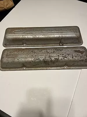 Vintage SBC Chevrolet Stamped Script Valve Covers SMALL BLOCK 1965-1967 • $74.90