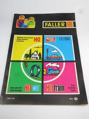 VINTAGE FALLER Model Railway And Model Kit Catalogue & Price List 1971/72 • £11.99