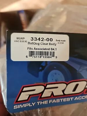 Team Associated Rc10b4.1 Proline Bulldog Body Brand New In Bag Very Rare • $100