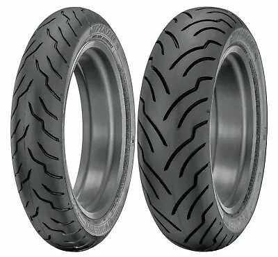 Dunlop American Elite MH90-21 & 150/80B16 Tires Harley-Davids FXST/FXDWG/XL1200C • $385.95