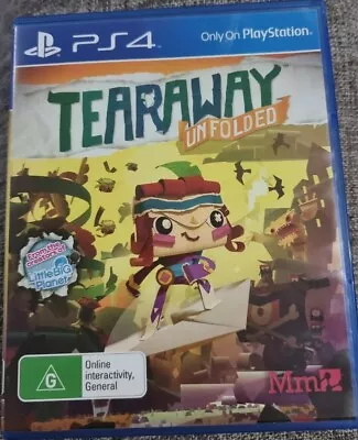 Tearaway Unfolded PS4 • $15