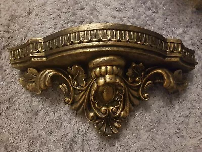 £39 • Buy 1 Large Ornate Floral Plaster Ornate Corbel Wall Plaque Shelf Bracket Moulding