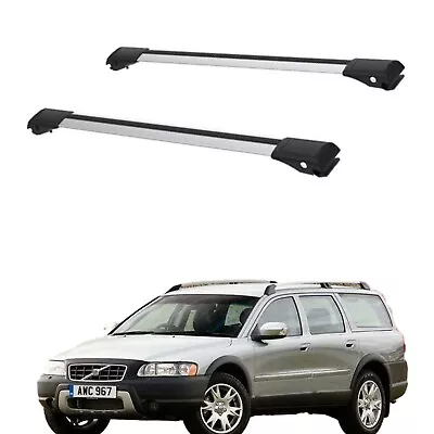 Roof Rack Cross Bars Set To Fit Volvo XC70 2000-2007 Gray Set • $115