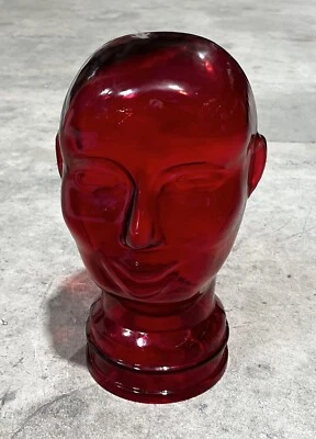 $68.85 • Buy Mannequin Head 12” Tall Ruby Red Glass Wig & Hat Display