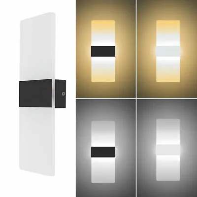 £9.88 • Buy 3/6W LED Wall Light Indoor Wall Sconce Acrylic Lamp Living Room Bedroom Corridor