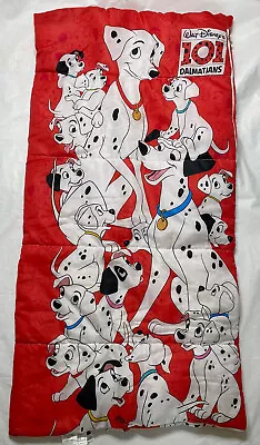 Vintage Walt Disney's 101 Dalmatians Children's Sleeping Bag 30 X57  • $39.99