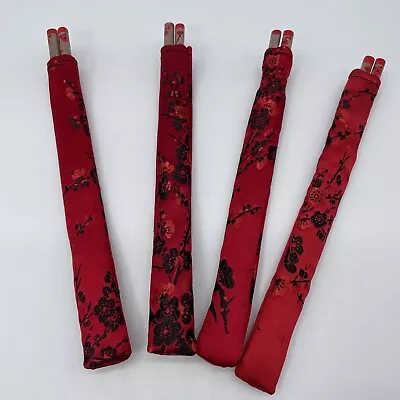 Vintage Asian Fusion Chopsticks With Fabric Pouch Set Of 4 Box • $22.92