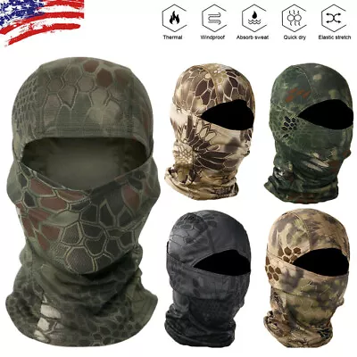$2.99 • Buy Balaclava Face Mask UV Protection Ski Sun Hood Tactical Camo Mask For Men Women