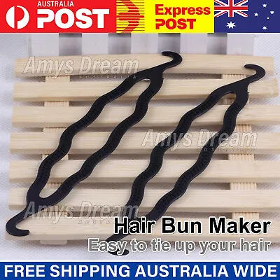 $2.45 • Buy Hair Bun Maker Magic Beauty Twist Styling Band Tool Braid Clip Accessories MEL