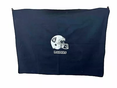 Oakland Raiders Blanket Throw Tapestry 58  X 42” NFL Football Sports Fleece FB4 • $39.98