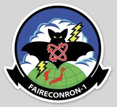 4  Navy Vq-1 World Watchers Faireconron-1 Wing Squadron Vinyl Sticker Decal • $28.99