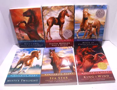 Marguerite Henry Horses PB Book Lot Misty Twilight Sea Star Mustang King Just • $15.99