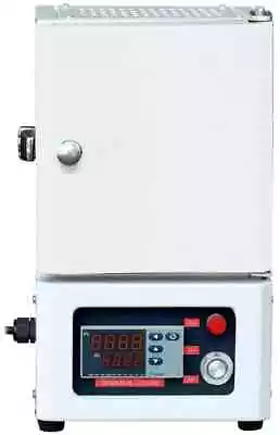 1050°C (1922F) 4x4x4  Compact Tabletop Muffle Furnace W/ 30-Seg PID Controller. • $1290