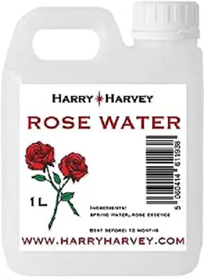 1L Rose Water 1 Litre Bulk Trade Pack Food Culinary Baking Toning Cleansing • £11.99