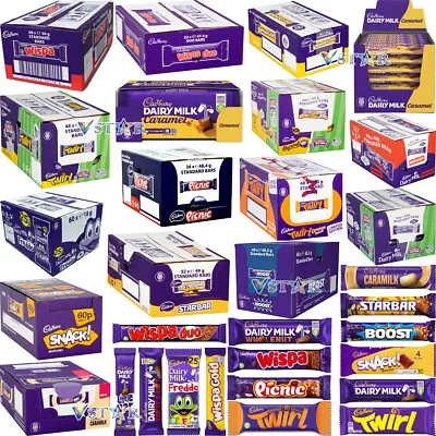 Cadbury Half & Full Box Of Chocolate Bar Collection | Pick Any Your Selection • £52.01